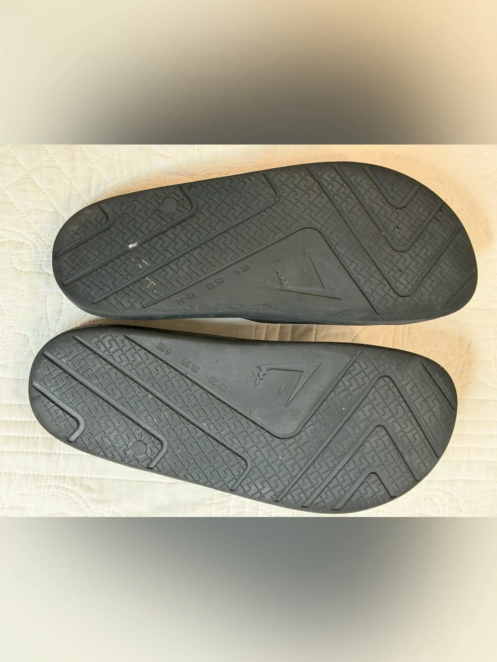 Gymshark Unisex Rest Day Slice Sandals Black Mens 10 Women’s 11 Comfy Shoe